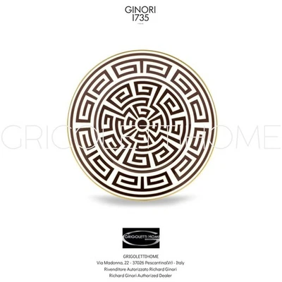 Richard Ginori - Labyrinth Ebenholz - Obstteller 22 cm - Händler - Bild 1 von 4