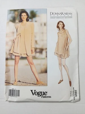 2895 Vogue Sewing Pattern Misses Top, Shorts & Jacket. Size 8, 10, 12 - Image 1 of 3