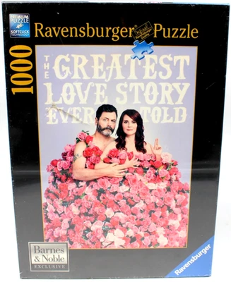 The Greatest Love Story Ever Told 1000 Piece Puzzle 20" x 27" Ravensburger Book - Image 1 of 4