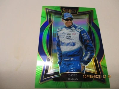 David Ragan 2025 SELECT Racing GRANDSTAND Neon Green Prizm #81 SN 47/75 SP - Image 1 of 2