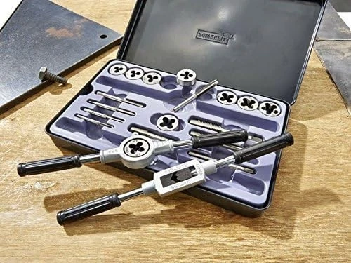 Powerfix Profi Machine Screw Tap/Threading & Die Set 20 Pieces - Image 1 of 1