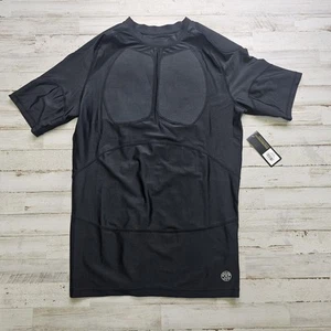 Gold's Gym Black Compression Body Mapping Short Sleeve Shirt XL/XXL - Picture 1 of 8