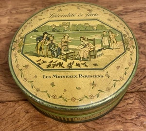 Vnt tin Specialite’ De Paris Les Moineaux Parisiens BonBons Digestifs#A - Picture 1 of 7