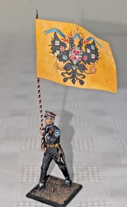 St. Georges WWII Era Soviet Flag Bearer 60mm Tin Well Painted! - Picture 1 of 7