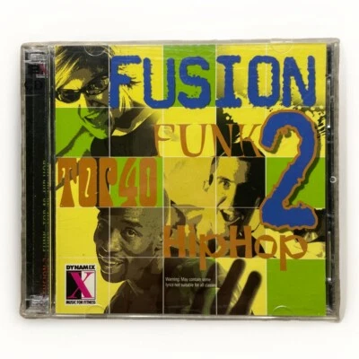 Fusion 2 : Funk, Top 40, Hip Hop Audio CD (Dynamix, 2002) Fitness Very Good Rare - Imagem 1 de 4