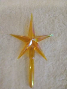 Large GOLD Iridescent Aurora Star for Ceramic Christmas Tree-Topper - Picture 1 of 5