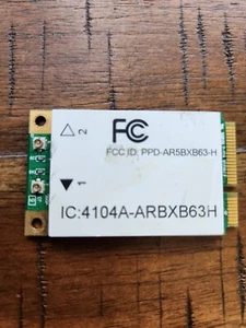 Atheros ARBXB63-H - Wi-Fi Card - For HP DV6000,DV9000,Compaq Presario C700 F700 - Picture 1 of 6
