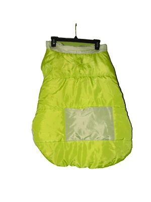 Chaqueta acolchada verde neón Boots & Barkley para perro 2XL nueva Foto 1 de 2