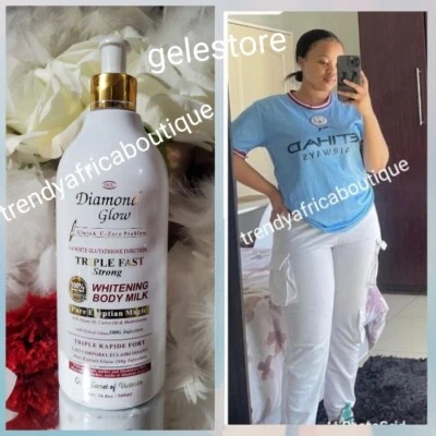 AUTÉNTICA LECHE CORPORAL GCC DIAMANTE BRILLO. Loción blanqueadora 3riple FAST 500 ml X 1 Foto 1 de 2