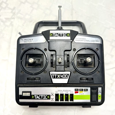 Transmisor de avión RC TACTIC TX400 4 canales control proporcional 72 MHz Foto 1 de 4