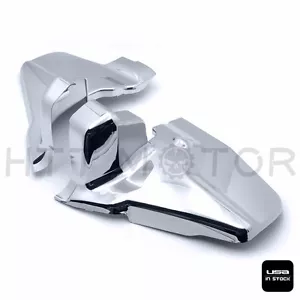 Left Right Chrome Engine Frame Covers For Honda Goldwing GL1800 2001-2011 02 03 - Picture 1 of 8