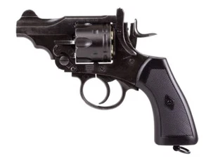 Webley MKVI CO2 Pellet Revolver, Battlefield Finish, 2.5" - Picture 1 of 6