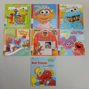 Lot de livres de poche Sesame Street Elmo Grover Abby lot de lecture pour enfants - Photo 1/18