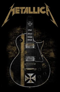 Metallica Hetfield Guitar large fabric poster / flag 1100mm x 750mm (rz) - Picture 1 of 1
