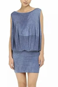 Vivienne L4304 Westwood Women's Blue Sleeveless Mini Dress Size Large - Picture 1 of 3