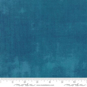 Moda Quilt Fabric Grunge Basics Horizon Blue BasicGrey by half-yard #30150 306 - Picture 1 of 1