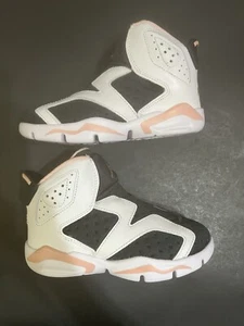 Sz 11c - NIKE AIR JORDAN 6 RETRO LITTLE FLEX PS ‘ARCTIC ORANGE’ [CT4416-108] NEW - Picture 1 of 12