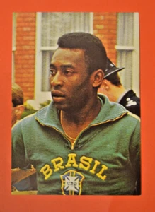 Poli Fútbol Grandes Estrellas del Cuero Redondo 1970 - PELE Brasil #3 Sin Pegar - Imagen 1 de 2