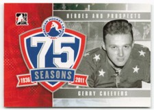 2010-11 Gerry Cheevers In The Game Heroes and Prospects