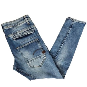 Pantalones de mezclilla G-Star Raw para hombre D-Staq 3D calce ajustado multibolsillo 32x32 - Imagen 1 de 11