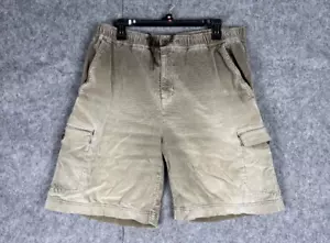 Vintage Quiksilver Shorts Mens Large (34 x 9) Beige Corduroy Faded Cargo Y2K - Picture 1 of 7