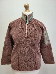 A438 GIRLS FACEFACE PURPLE FLEECE 1/4 ZIP ACTIVE WEAR JACKET AGE 12-13 YEARS - Picture 1 of 6