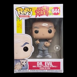 Funko Pop + Protector! Movies #644 Austin Powers - Dr. Evil (Vaulted) - Picture 1 of 12