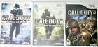 Call of Duty: 3, World at War & Modern Warfare (Nintendo Wii) Lot Of 3 COD