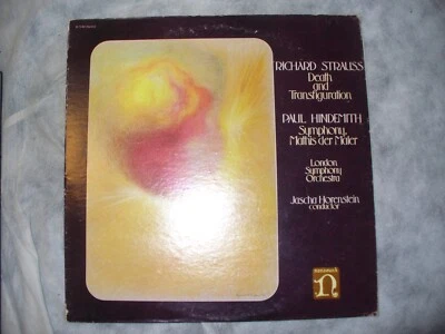 Strauss Death And Transfiguration 1975 Vinyl LP Hindemith/Maler/Horenstein VG+ Foto 1 de 2