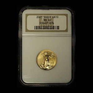 2001 Gold American Eagle NGC MS69 - Free Shipping USA - Picture 1 of 3