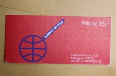 Norwex Oslo 1980 Complete booklet #733 e-h - Image 1 of 2