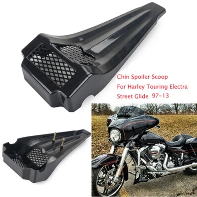 Chin Spoiler Scoop For Harley Touring Ultra Classic FLHTCU 1997-2013 Road Glide Foto 1 de 4