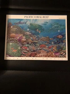 U.S Pacific Coral Reef Postage Sheet - Picture 1 of 2