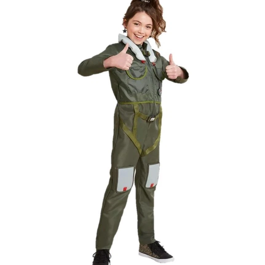 Niños Niñas Hyde & Eek PILOTO DE LUCHADOR Disfraz de Halloween Talla S M Nuevo con Etiquetas Traje de Vuelo Foto 1 de 1