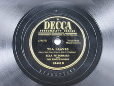 Ella Fitzgerald - Tea Leaves/My Happiness 78rpm - Decca E- 1948