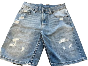 RING OF FIRE pantaloncino denim invecchiato unisex bambino Jr taglia 16 elasticizzato - Foto 1 di 12
