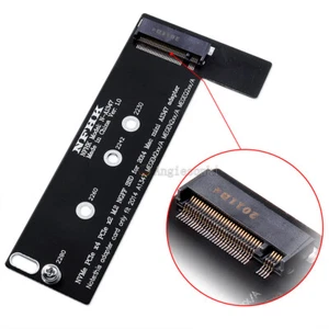 M key NVMe M.2 SSD to For apple Mac Mini 2014 A1347 MEGEN2 MEGEM2 MEGEQ2 adapter - Picture 1 of 6