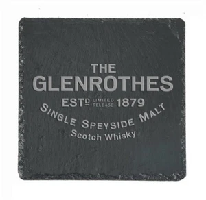 GLENROTHES Whiskey Slate Coaster - Picture 1 of 1