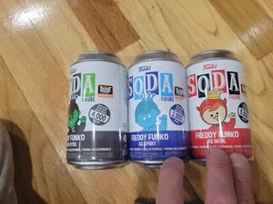 Lots Of 3 Freddy Funko as Spirit, Devil, Mr. Hyde 2000, 4000, 5000 Soda Pop 2022 - Picture 1 of 2