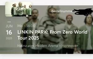 Linkin Park Platin Ticket „From Zero World Tour“ 16.06.2025 Hannover - Bild 1 von 2