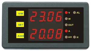 DC 90V 50A Meter Voltage Amp Power Ah Hour Battery Capacity Tester +Shunt VAC2 - Picture 1 of 5