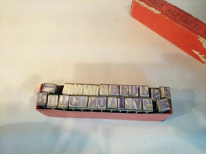 Punzoni marcatura serie lettere alfabeto 25 caratteri - Foto 1 di 5