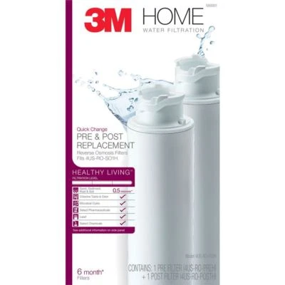 3M Brand 4US-RO-F02H 580001 PREH & POSH Pre/Post FILTER SET For RO System - Image 1 of 2