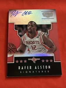 Tarjeta de Rafer Alston 2015-16 firmada por Panini Gala autógrafo automático #45 09/40 Rockets - Imagen 1 de 10