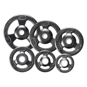 MIDS York Barbell 2″ Iso-Grip Rubber Encased Steel Olympic Plate 35 Lb - Picture 1 of 1