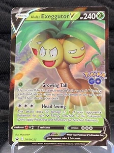 Pokemon TCG Sword & Shield Alolan Exeggutor V SWSH225 Black Star Promo Standard - Picture 1 of 2