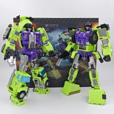Mecha Invasion GLA-01 GLA-02 Giant Legion Builder Mixmaster  Scrapper Devastator - Image 1 of 4