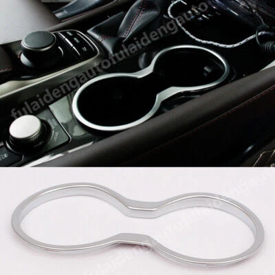 For Lexus RX350 450H 2016-2022 Silver Console Water Cup Holder frame Cover Trim Foto 1 de 4