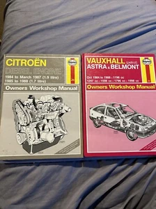 Vauxhall Astra Mk2 & Belmont (Petrol) And Citroen Diesel Engine Books - Picture 1 of 8