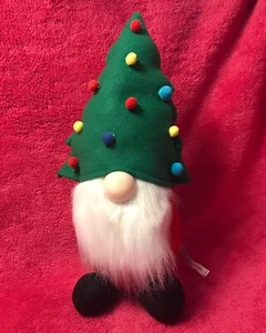 Christmas Tree 14” Plush Gnome Shelf Sitter NEW! - Picture 1 of 3